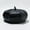 Black, variant on Vintage Port Style Pu Leather Beret, Womens Wild Fashion Fall And Winter Painters Cap, Big Head Wai Pumpkin Cap