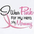 thumbnail image 2 of CafePress - Pink For My Hero 3 MOMMY Infant Bodysuit - Baby Light Bodysuit, Size Newborn - 24 Months, 2 of 4