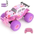 thumbnail image 2 of Automóviles de control remoto para niñas 2.4ghz lindo rosa color púrpura control remoto autos recargables autos todoterreno Juguete con 2 batería, 2 of 7