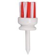thumbnail image 3 of Golf Tees Golf Tees Plastic Plastic Nylon Golf Tees Plastic Long Ball Base Low Friction Brush Support Tee For Long Distant Hit Training83Mmwhite And Blue, 3 of 7