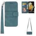 thumbnail image 1 of TECH CIRCLE Galaxy S22 Ultra 5G Phone Crossbody Handbag Case 6.8" with Stand Shoulder & Wrist Strap Card Slots Embossed PU Leather Soft TPU Folio Wallet Shockproof Cover for S22 Ultra 2022, Darkgreen, 1 of 10