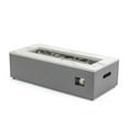 thumbnail image 2 of Aries Engineered Marble Convertible Propane Fire Table , Rectangular, White and Grey, 2 of 7
