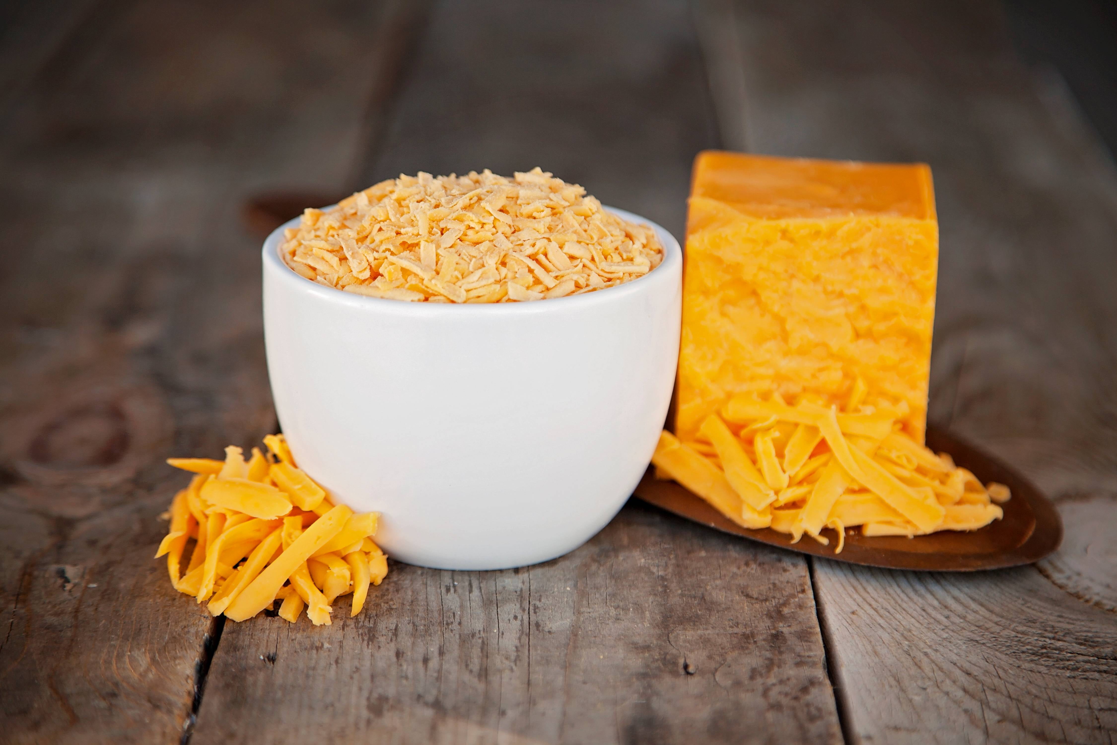 Freeze Dried Shredded Cheddar Cheese by Valley Food Storage