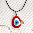 thumbnail image 1 of Collar con colgante de ojo de cristal de 3 cm, joyería de cristal de ojo del diablo de Europa y América, 1 of 6