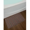 thumbnail image 2 of Autumn Bath Mat, Foliage Leaves Hand Drawn Illustration Maple Leaf Fall, Plush Bathroom Decor Mat with Non Slip Backing, 29.5" X 17.5", Vermilion Dark Taupe, by Ambesonne, 2 of 2