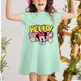 thumbnail image 1 of Nuevo vestido de princesa de verano para niñas vestido de manga corta dulce Disney Minnie Mickey Mouse estampado Vestidos ropa bebé niños ropa 3T Gao Jinjia LED, 1 of 2