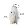 thumbnail image 3 of Plush Doll Keyrings Mother and Children Animal Pendant Keychain Seal/Penguins/Otters Key Chain Versatile Bags Accessory, 3 of 8