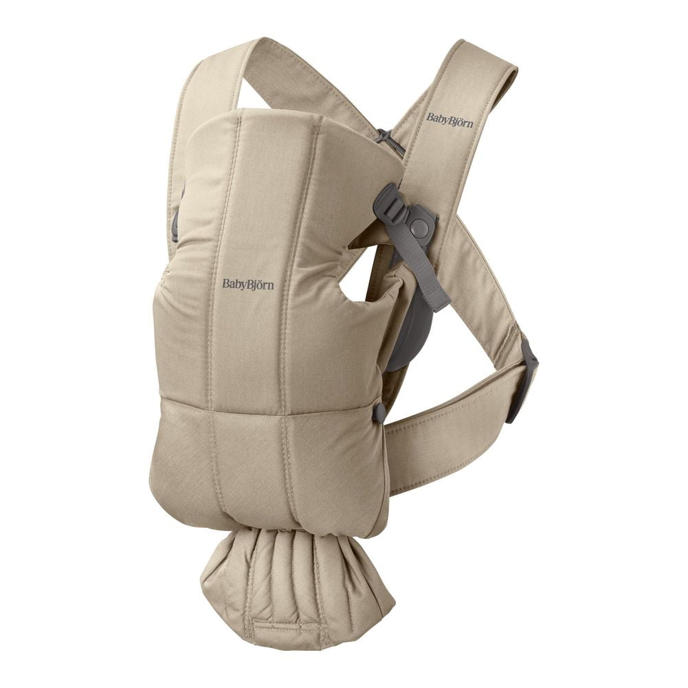 BabyBjorn Baby Carrier Mini in Woven Fabric Beige