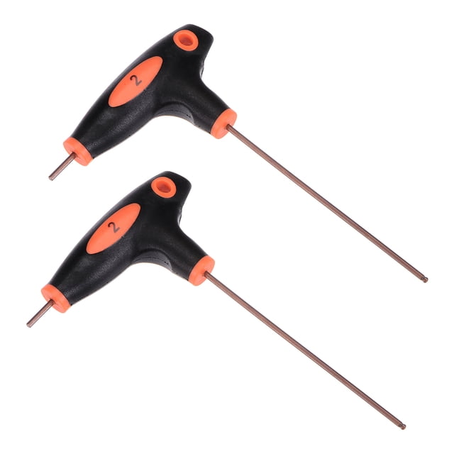 Unique Bargains Clé Hexagonale à Extrémité Boule 2mm Clé à Molette, Métrique S2 Acier 2 Pcs