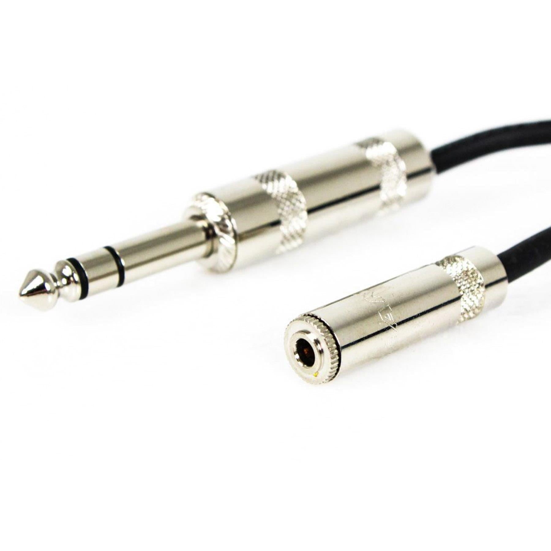 RapcoHorizon 1/4" TRS Male to 1/8" TRS Female Headphone Extension Cable, 25-foot