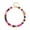 Round-Colorful, variant on Colorful Chunky Necklaces for Women Trendy Multicolor Large Square Resin Beads Necklace Boho Chunky Statement Choker Necklaces Y2K Summer Jewelry