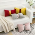 thumbnail image 2 of Yellow Bow Shaped Pillow,Soft Throw Pillows Aesthetic Decorative Pillows for Bed Sofa Couch Home Decor，30*50cm, 2 of 6