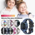 thumbnail image 3 of fastboy Watch Band Multicolored Softness Sweet Gift Replaced Part Craftsmanship Replacement Waterproof Handy Installation Silicone Strap Brown Leopard, 3 of 8