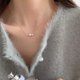 thumbnail image 1 of Collar de diseño de lujo ligero con combinación de perlas de amor, joyería para mujer, cadena de clavícula que combina con todo, accesorios de alta calidad, 1 of 6