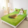thumbnail image 3 of Erosebridal Brown Capybaras Full Size Sheets,Funny Mouse Rodent Bed Sheets For Capybara Lovers 4-Piece, 3 of 6