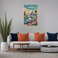 thumbnail image 5 of Visitor Museum Poster Museo Internacional Del Barroco Puebla Mexico Vintage Travel Art Reflective Pools Architecture Print Poster, 5 of 8
