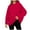 Red sweatshirt, variant on Qetyuw Oversized Hoodies for Women Long Sleeve Sweatshirt with Pocket Solid Color Drawstring Pullover Fall Loose Fit Clothes