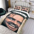 thumbnail image 3 of El Resplandor Conjunto de sábanas temático, trío de piezas, cómodo y amigable con la piel, diseño único, regalo de decoración para el hogar para familiares, amigos y fans,173cm *218cm, 3 of 6