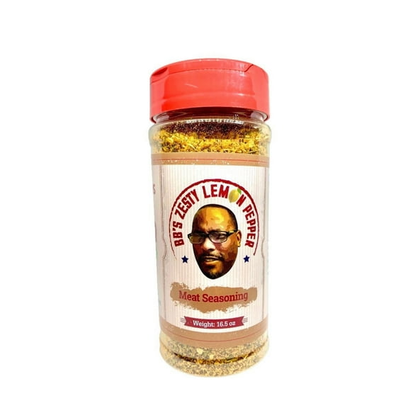 Zesty Lemon Pepper All Purpose Seasoning Blend by BBs Season All, 16 Oz