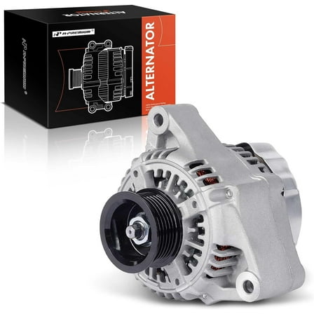A-Premium Alternator Compatible with Lexus LS400 1995 1996 1997 4.0L, 12V 80A 6-Groove Pulley Clockwise, Replace# 27060-50190-84, 27060-50190