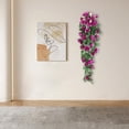thumbnail image 6 of Faux Rose Wall Hanging Set Rattan Floral Decor for Home and Garden Arrangement Elegant Greenery Display for Living Room and Patio Decor Topliu, 6 of 8
