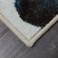 thumbnail image 2 of Mohawk Home Prismatic Textured Circles Multi Contemporary Geometric Precision Printed Area Rug, 8'x10', Grey & Red, 2 of 5