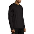 thumbnail image 2 of Hanes Men's and Big Men's X-Temp Lightweight Long Sleeve T-Shirt, Up To Size 3XL, 2 of 5