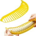 thumbnail image 1 of Rebanador de plátanos: utensilio de cocina para rebanador de plátanos seguro, rápido y fácil - ABS + estructura de acero inoxidable/plástico, 1 of 5