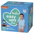 Pampers Easy Ups Male Training Underwear, Size 6, 56 Count