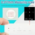 thumbnail image 3 of Microscope Microscope Calibration Ruler 0.01mm-1.5mm SiO2 Accurate Microscope Calibration Plate, 3 of 7