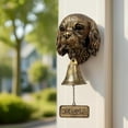 thumbnail image 3 of 1x Decorative Doorbell Shape Vintage Dog Welcome Door Head Bell Rustic, 3 of 8