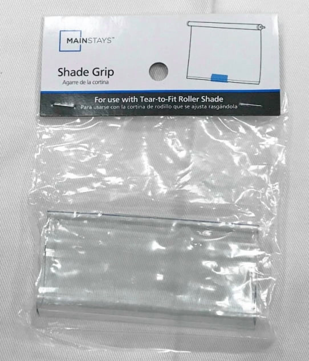 Mainstays Cordless Sheer Plastic Roller Window Shades, Clear 1.64" x 3.35"