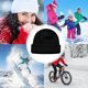 thumbnail image 4 of Gorro deportivo unisex para correr al aire libre, gorro de punto cálido para ciclismo de invierno Tmvgtek excursión de campamento, 4 of 8