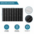 thumbnail image 6 of Black Striped Placemats Set of 4, Modern Abstract Art Geometric Stripes Placemats for Dining Table, Place Mats for Kitchen Tabletop, Waterproof Wipeable Dining Table Mats Set, 6 of 9