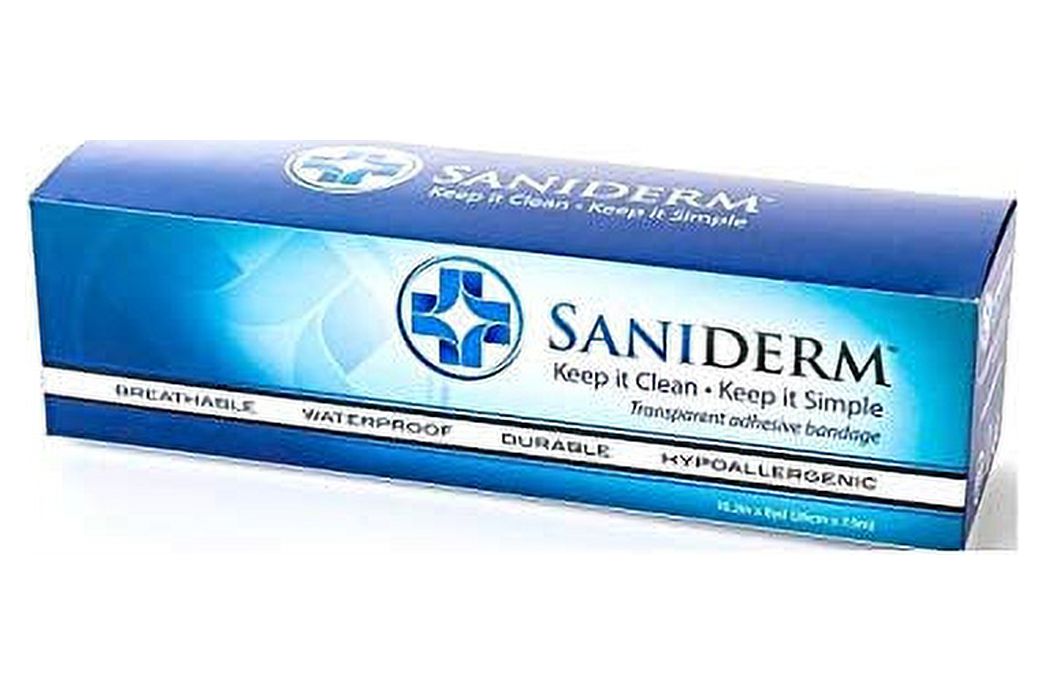 Saniderm Tattoo Aftercare Transparent Adhesive Bandage - 10.2" x 8 yard Roll