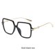 thumbnail image 5 of Qarigey Gafas cómodas y duraderas para largas horas de en la computadora, gafas antiluz azul, gafas para mujer, montura negra dorada Type2 NO2, 5 of 6