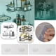 thumbnail image 4 of Grande fuerte ducha pegatina ventosa tira para el almacenamiento de baño transparente estante montado en la pared ganchos, 4 of 8