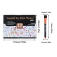 thumbnail image 3 of LSLJS Magnetic Dry Wipe Whiteboard Markers 12 Count Colorful Fine Tip Thin Dry Wipe Markers With Eraser for Home Office School Supplies 10ml, 3 of 9