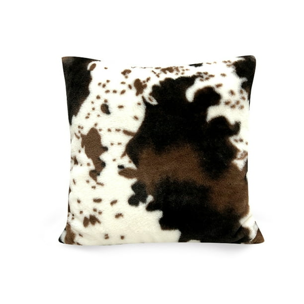 Cow top skin pillow