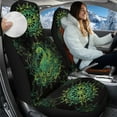 thumbnail image 2 of Uorisanigo Car Seat Covers Set of 2 Premium High Back Seat Cover Soft and Comfortable Mandala Peacock Auto Seats Covers Universal for SUVs Trucks Van Sedans, 2 of 7