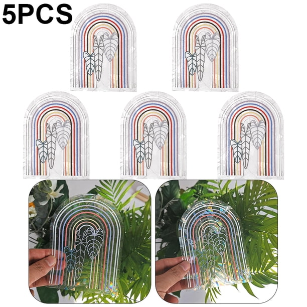 Pegatinas Prisma Arcoíris Atrapaluces Calcomanía Ventana PVC Del (RPS080)