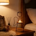 thumbnail image 4 of Elegant Winged Candle Holder Centerpiece Decorative Dining Room Table Desktop Ornament, 4 of 6