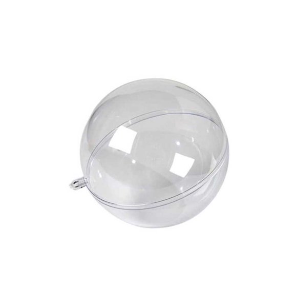 Advancent 25 piezas de bolas de Navidad vacías, soporte para dulces de Chocolate transparente rellenable, decoración colgante, organizador desmontable Kits de decoración para fiestas 6CM Advancent HA067900-04