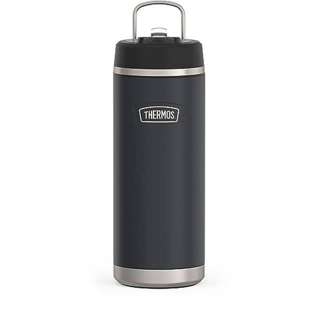 Botella de Agua de Acero Inoxidable de la Serie ICON de THERMOS con Pajita