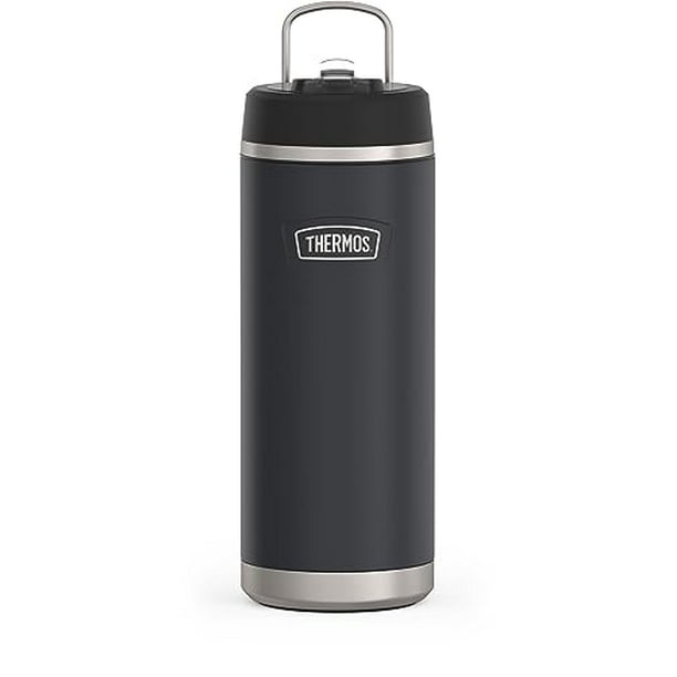 Botella de Agua de Acero Inoxidable de la Serie ICON de THERMOS con Pajita
