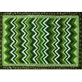 thumbnail image 1 of Ahgly Company Indoor Rectangle Abstract Green Modern Area Rugs, 5' x 8', 1 of 4