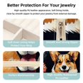 thumbnail image 3 of Corgi Travel-Portable Square Jewelry Organizer Storage Box - Rings, Earrings, Necklaces, and Bracelets Holder for Girls and Women, 3 of 6