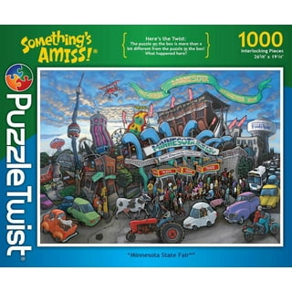 Puzzle Twist Something's Amiss 1000 Piece Cabin Rules – Common Ground Games