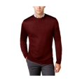 thumbnail image 1 of Ryan Seacrest Mens Contrast-Shoulder Pullover Sweater, Red, XX-Large, 1 of 1