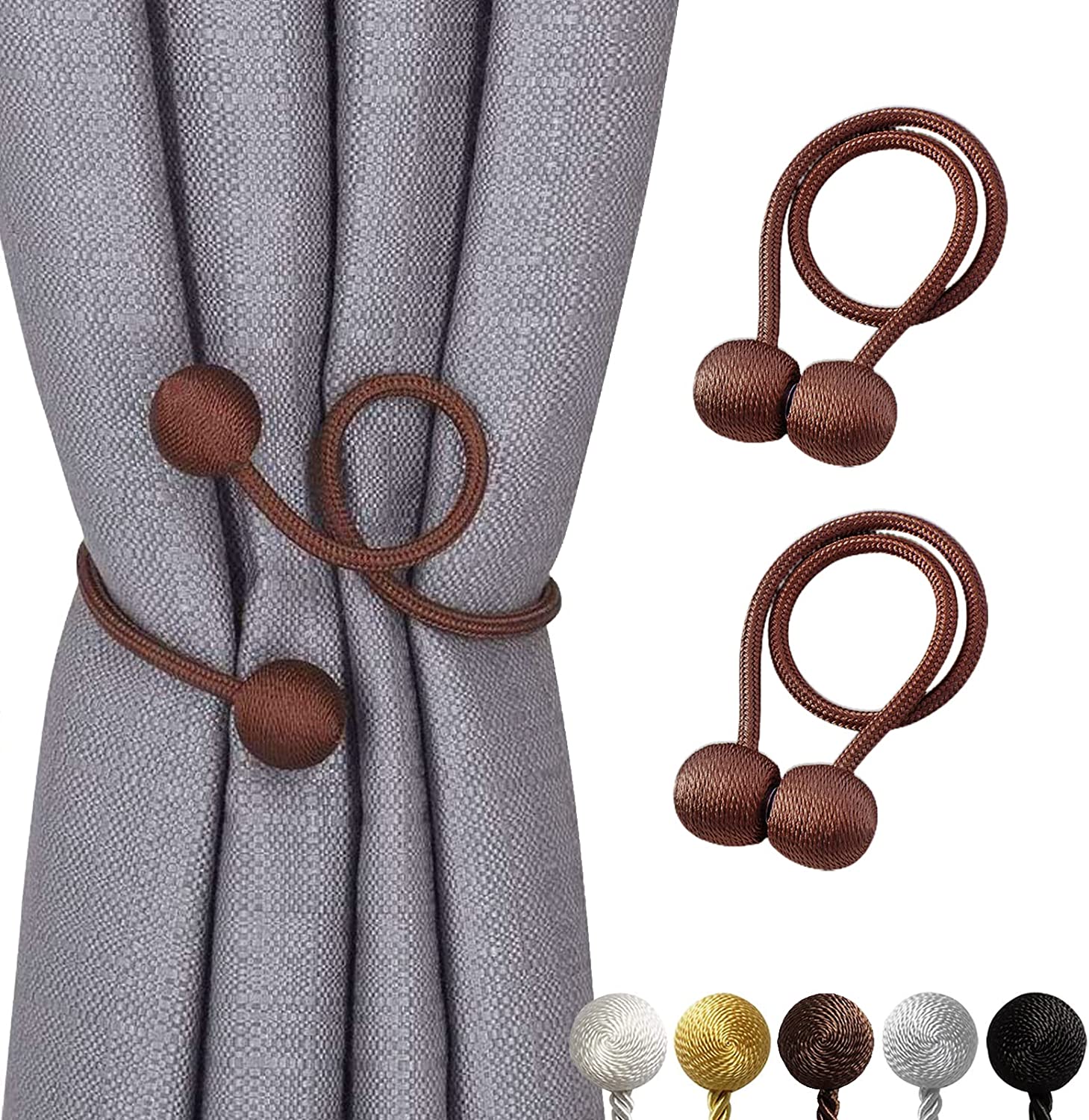 2 Pack Curtain Ties, Curtain Holder, Curtain Tie Curtain
